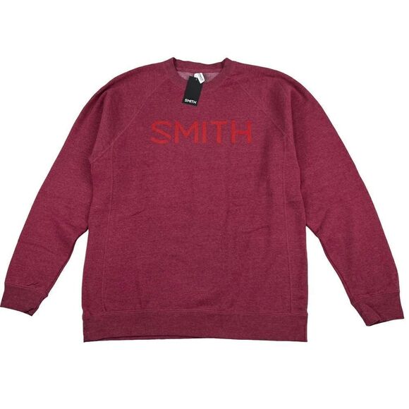 SMITH Other - NWT Smith Men Red Sweatshirt Fleece Pullover US XXL Essential Crew Independent